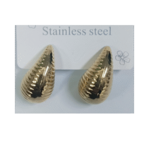 pendientes de botón cuadrado con nudo en acero inoxidable