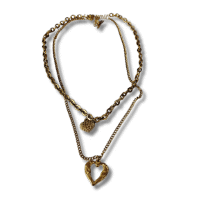 collar doble cadena minimalista