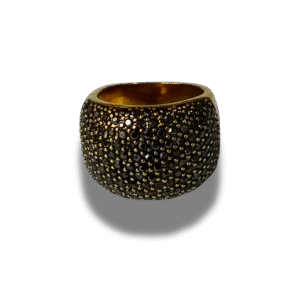 anillos dorados: texturas y calados Únicos