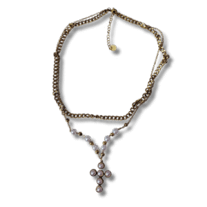 collar doble cadena minimalista