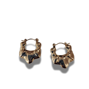 pendientes de botón cuadrado con nudo en acero inoxidable