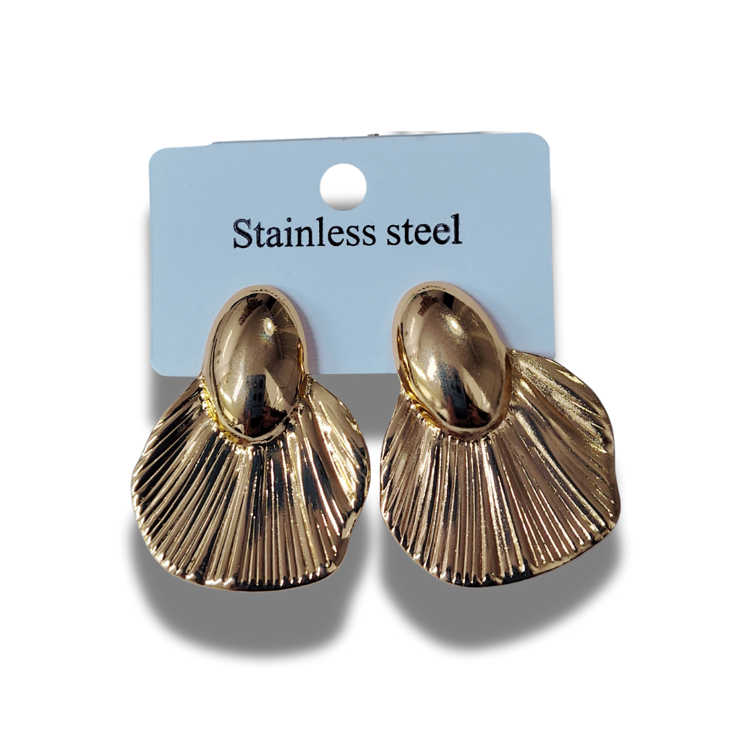 pendientes de botón cuadrado con nudo en acero inoxidable pendientes de botón cuadrado con nudo en acero inoxidable