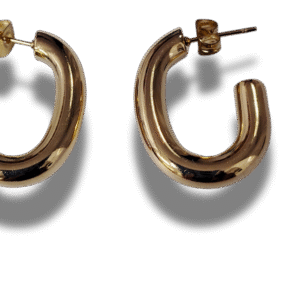 pendientes de botón cuadrado con nudo en acero inoxidable