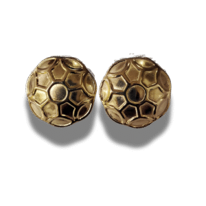 pendientes de botón cuadrado con nudo en acero inoxidable