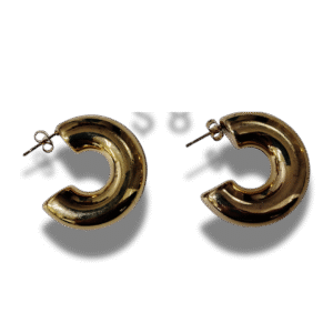 pendientes de botón cuadrado con nudo en acero inoxidable