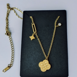 collar doble cadena minimalista