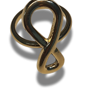 anillos dorados: texturas y calados Únicos