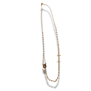 collar doble cadena minimalista