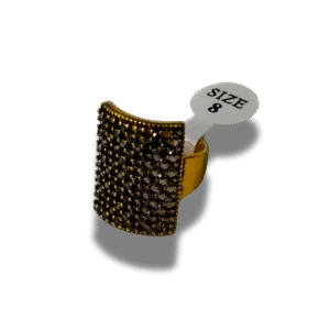 anillos dorados: texturas y calados Únicos