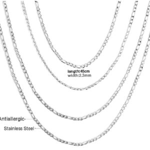 cadena acero delgada 45 cm