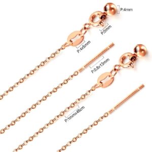 cadena acero dorada 1mm ancho 45cm largo (copia)